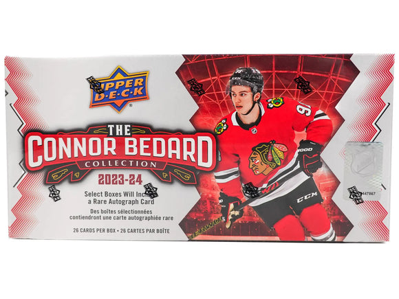 2023/24 Upper Deck Connor Bedard Collection Box 26 Cards per Box