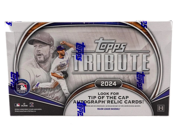 2024 Topps Tribute Baseball Hobby Box 6 Packs per Box, 3 Cards per Pack
