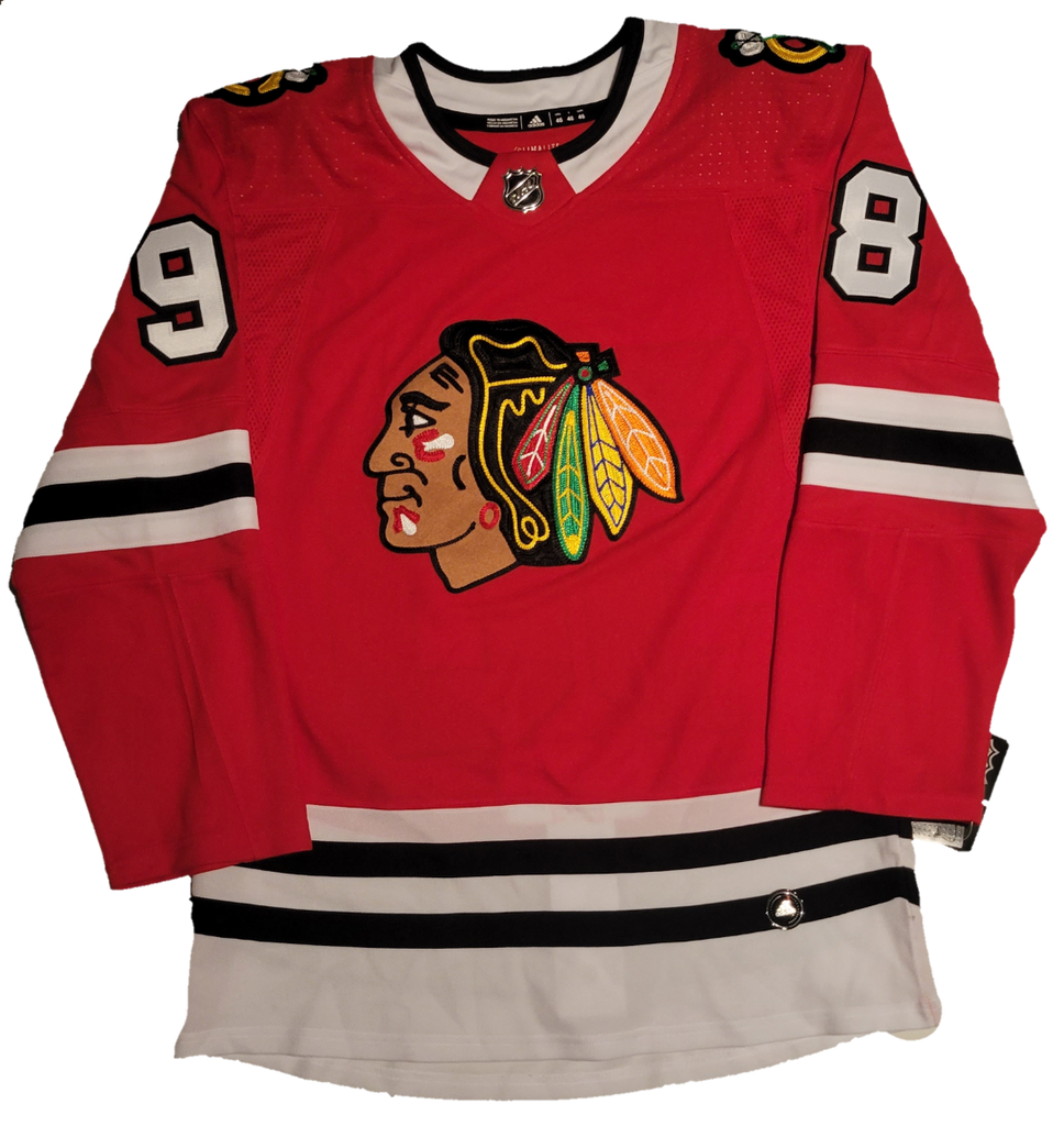 Men's NHL Chicago Blackhawks Connor Bedard Adidas Primegreen Away White - Authentic Jersey with ON ICE Cresting