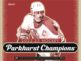 2022/23 Upper Deck Parkhurst Champions Hockey 5-Pack Blaster Box 5 Packs per Box, 8 Cards per Pack