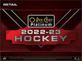 2022/23 Upper Deck O-Pee-Chee Platinum Hockey 6-Pack Blaster Box 6 Packs per Box, 4 Cards per Pack