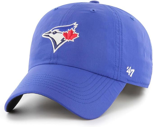 Men's Toronto Blue Jays 47 Brand Team Colour BRRR Clean Up Adjustable Velcro Cap Hat