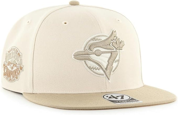 Men's Toronto Blue Jays Sure Shot MVP '47 Cooperstown World Series Side Patch Sierra Snapback Hat