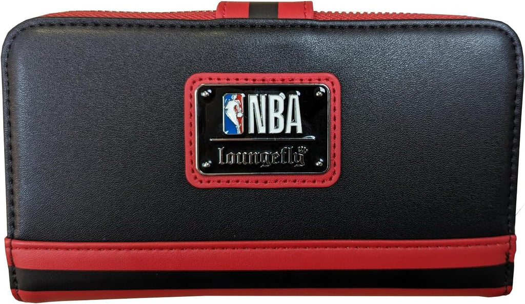 Toronto Raptors NBA Basketball Black Red Zip Around Wallet By