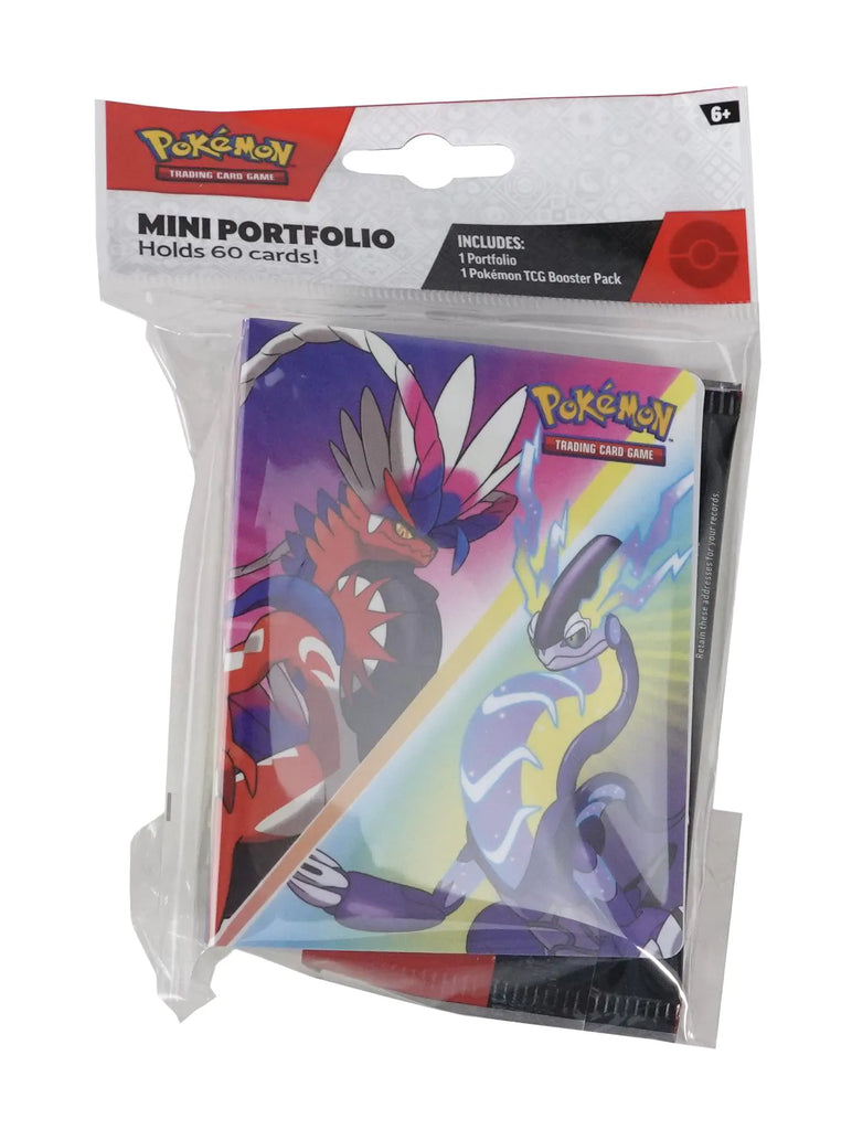 pokémon trading card game mini portfolio with booster Pokemon Carpet & Violet Portfolio Album + 1 Booster Pack