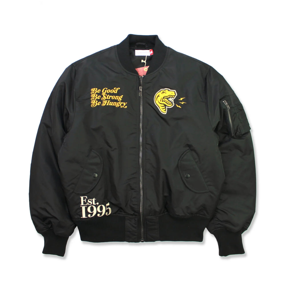 Men s Toronto Raptors Mitchell Ness Black Eye Of The Tiger Full Zip Bleacher Bum Collectibles