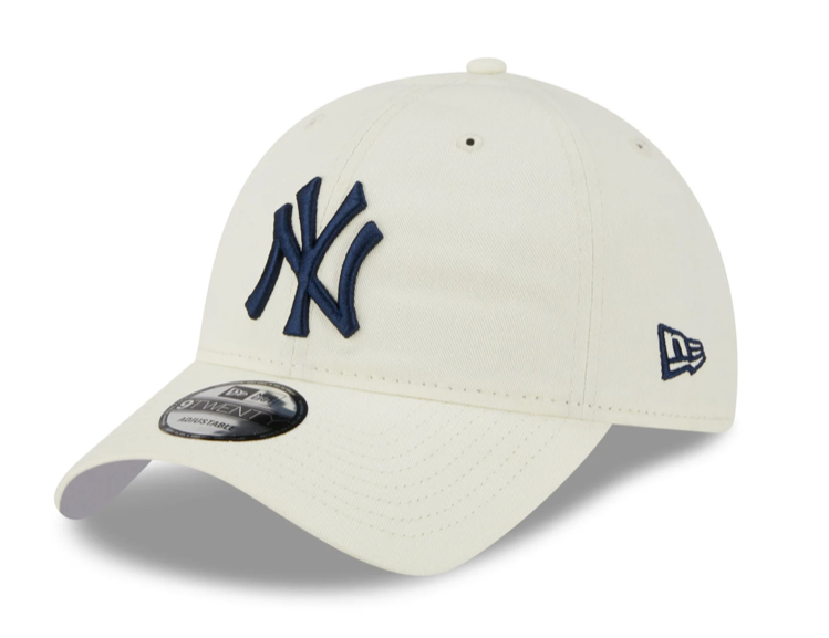New Era Men s New York Yankees 9TWENTY Core Classic Twill Adjustable Hat Cream