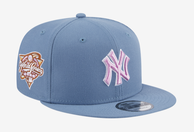 New Era Mens New York Yankees Yankees 9Fifty Color Pack Cap Mens Blue Pink Brown