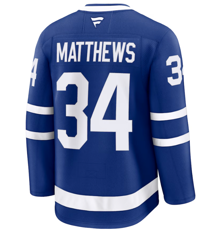 Toronto Youth Men's Mitchell Ness Auston Matthews Blue Toronto