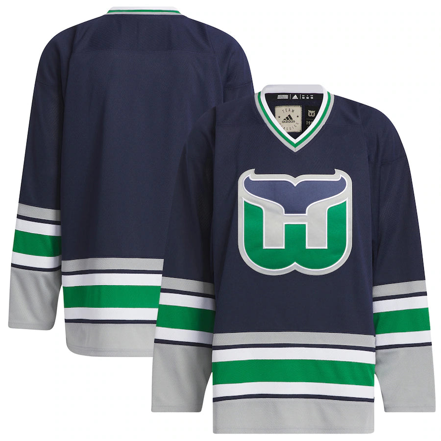 Casquette Hatford Whalers Mitchell & Ness pour homme Noir Vintage Paintbrush Snapback Casquette Hatford Whalers Mitchell & Ness pour homme Noir Vintage Paintbrush Snapback