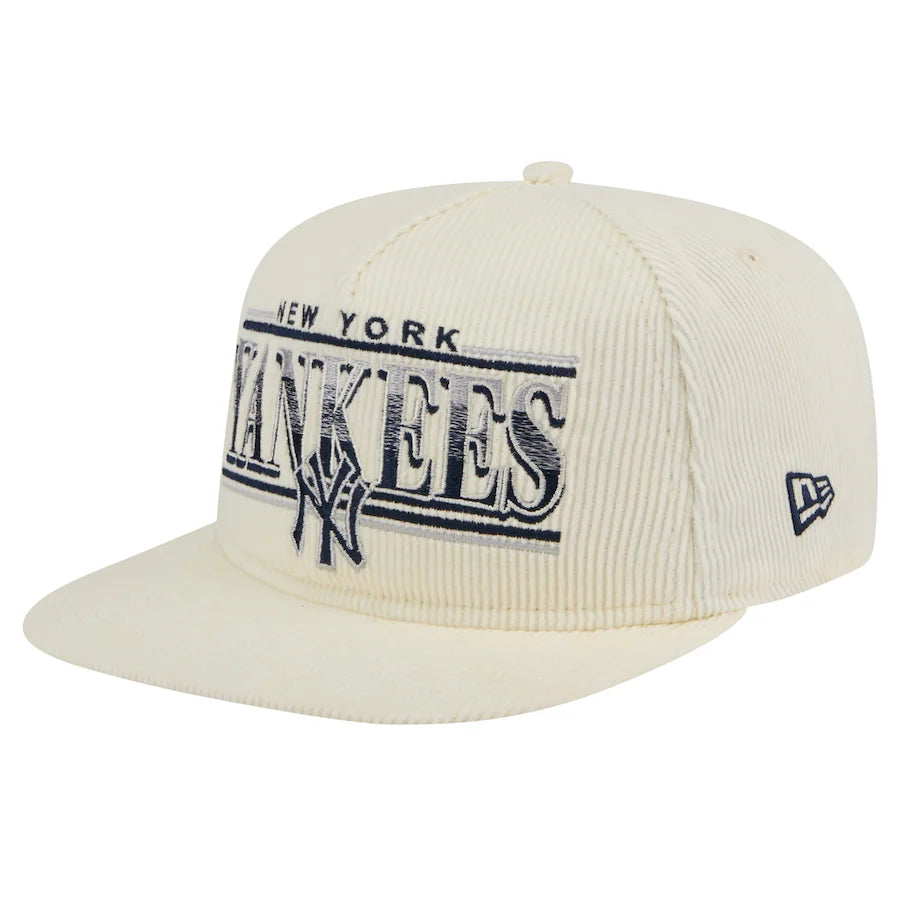 Men's New Era Cream New York Yankees Spring Color Basic 9FIFTY Snapback - View #2