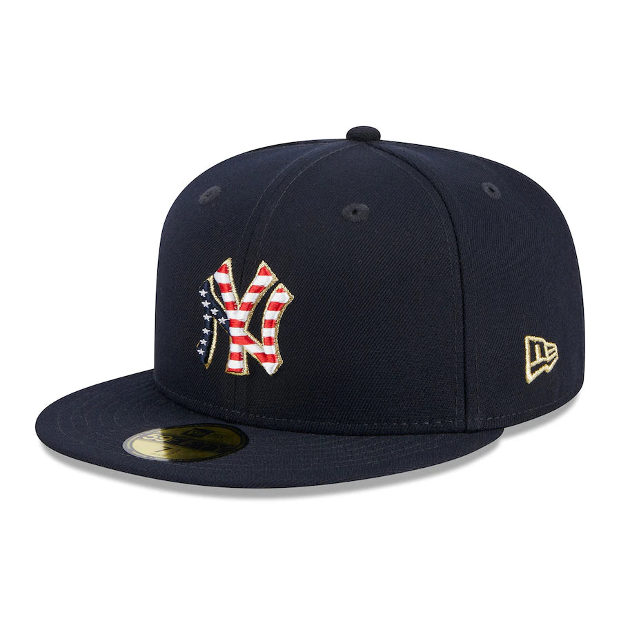 New Era Yankees Navy 2023 Fourth Of July 9FIFTY Snapback Hat - Adjustable Men's Cap