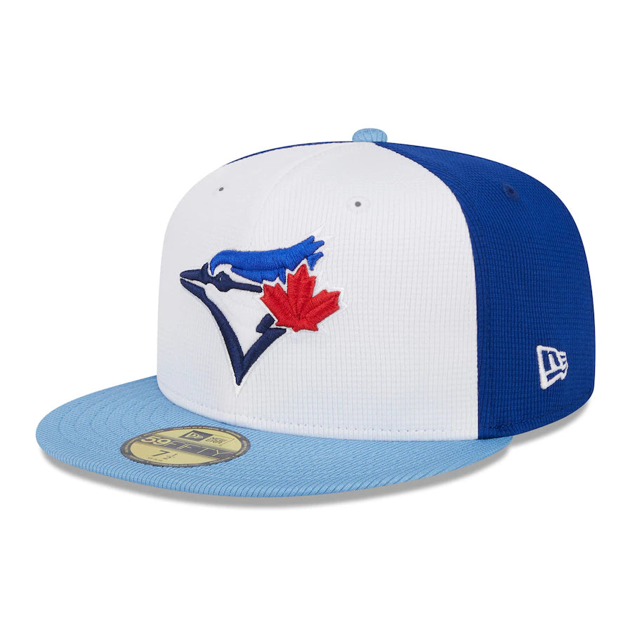 Men's Toronto Blue Jays New Era White/Powder Blue 2024 Spring Training Bleacher Bum Collectibles