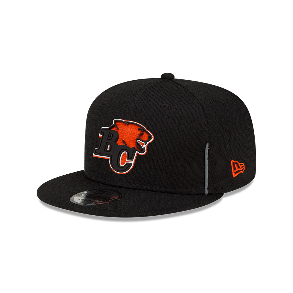 BC Lions CFL Football New Era Sideline 9Fifty Black Snapback Cap