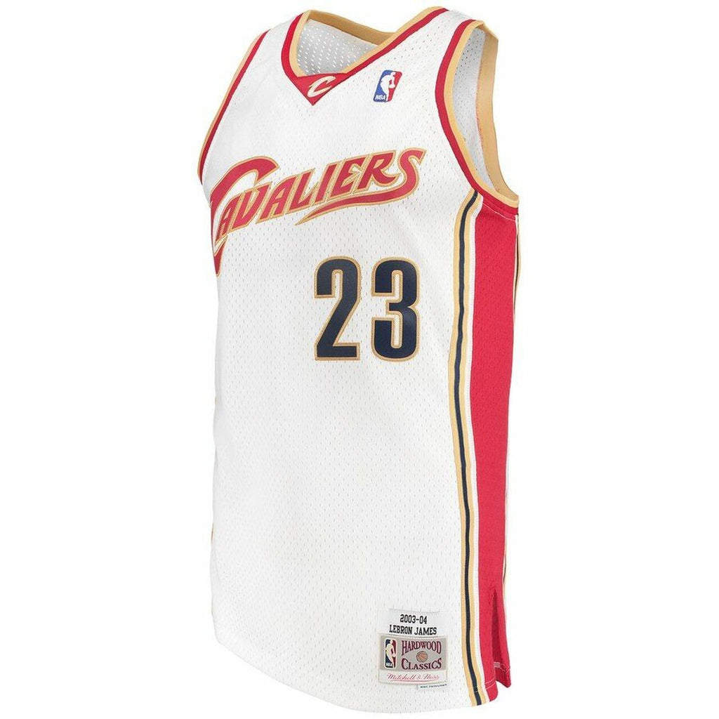 lebron james white cavs jersey