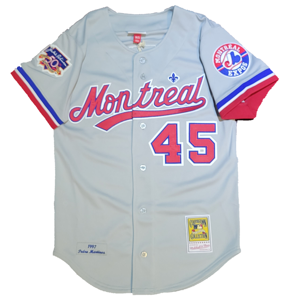 1997 Pedro Martinez Montreal Expos Authentic Russell MLB Jersey