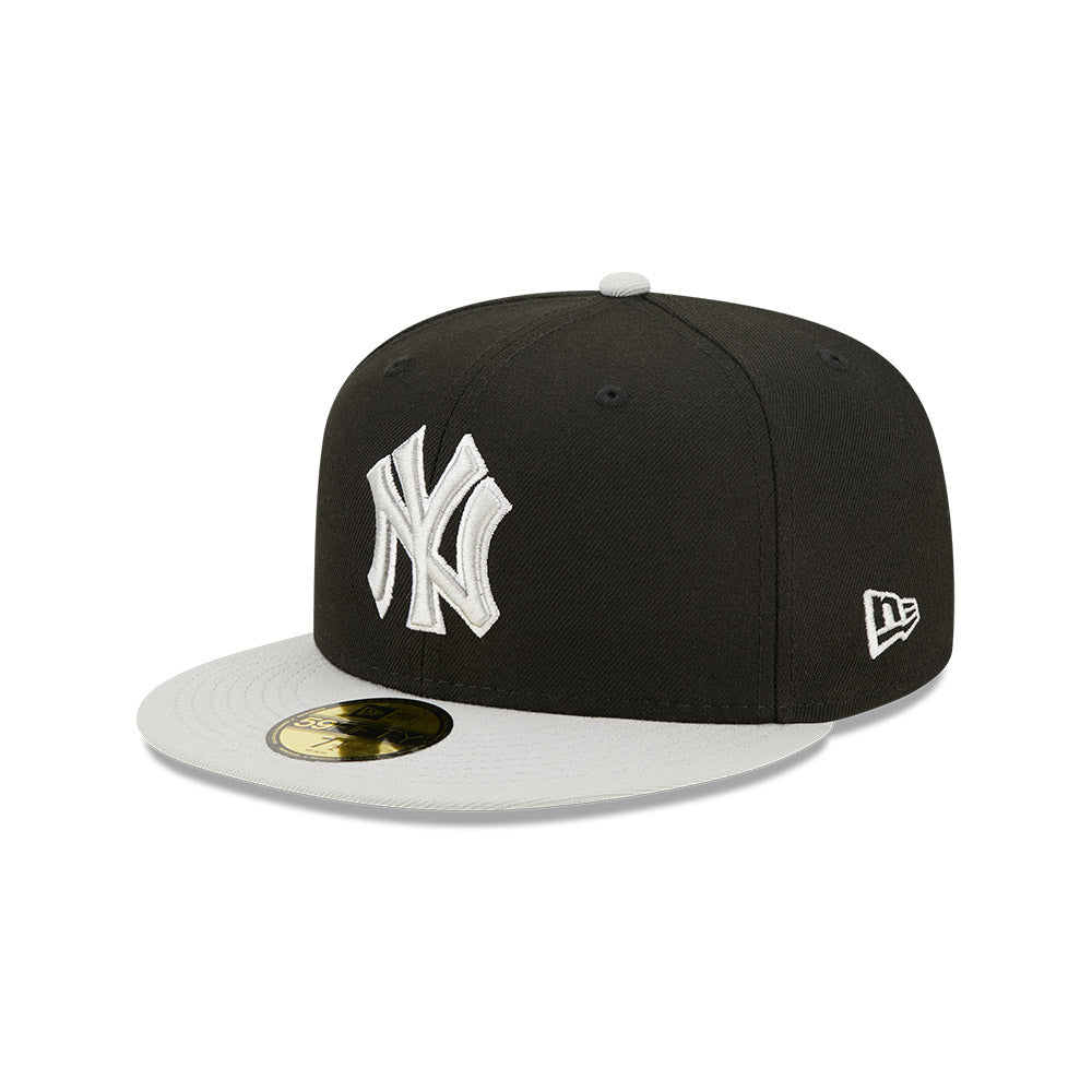 New York Yankees New Era Two Tone Gray Black 59FIFTY Fitted Hat