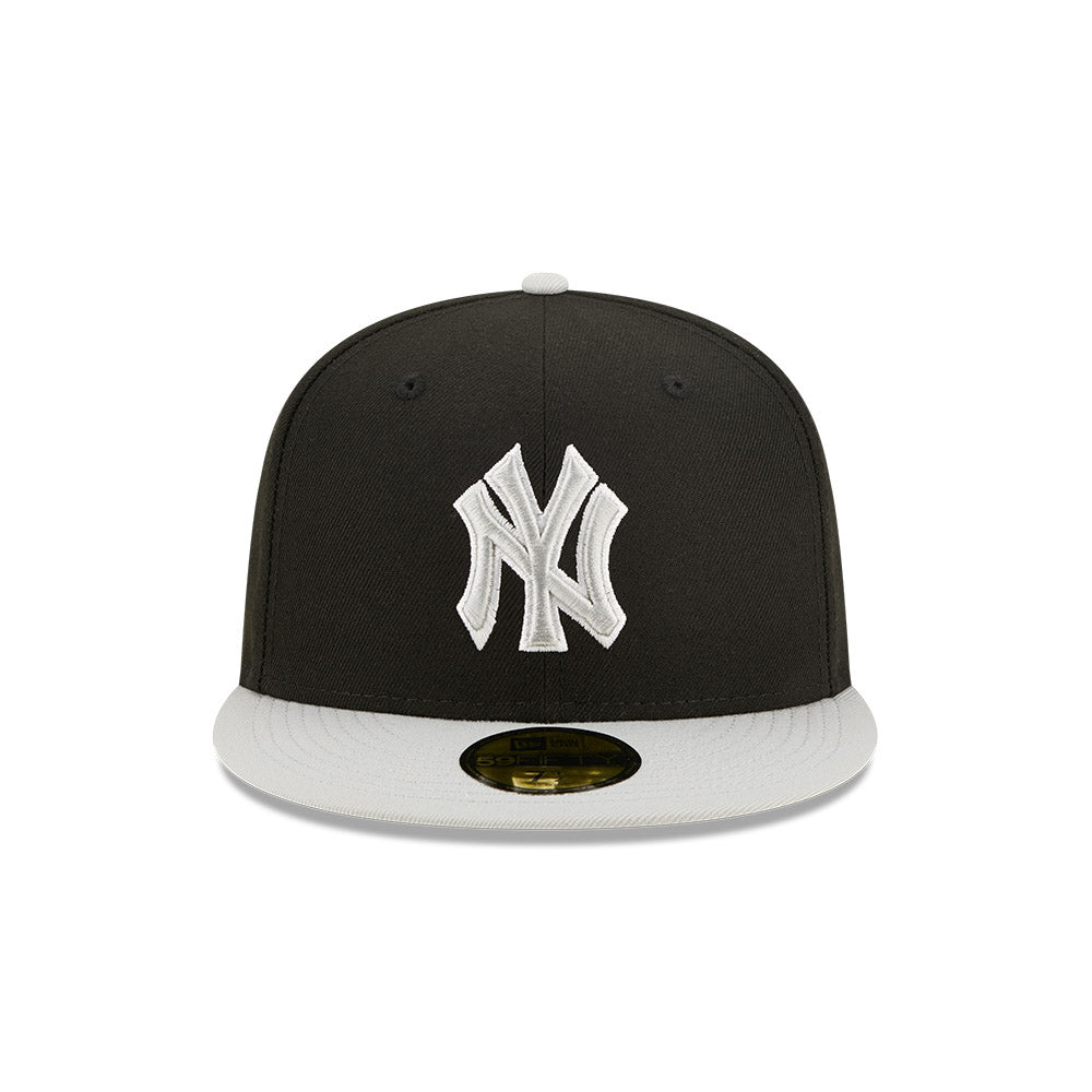 Men's New Era Black/Gray New York Yankees Spring Color Pack Two-Tone  59FIFTY Fitted Hat