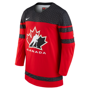 2018 Team Canada Nike Hockey IIHF World Junior Championship Red Replica Jersey - Men's - Bleacher Bum Collectibles, Toronto Blue Jays, NHL , MLB, Toronto Maple Leafs, Hat, Cap, Jersey, Hoodie, T Shirt, NFL, NBA, Toronto Raptors