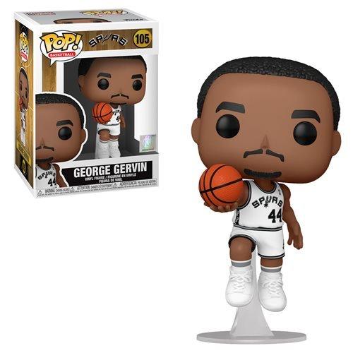 NBA George Gervin San Antonio Spurs Basketball # 105 Pop! Vinyl Action Figure