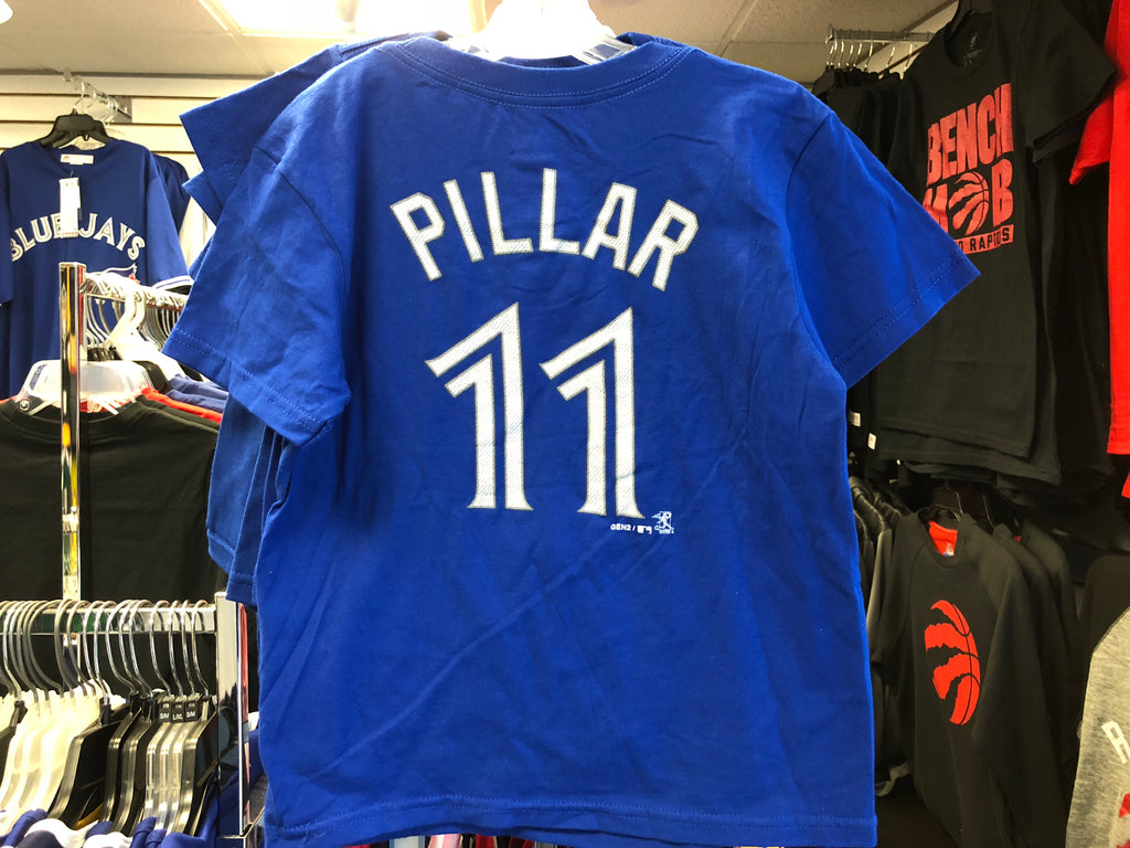 Men's Toronto Blue Jays Red Alternate Kevin Pillar Name Number T