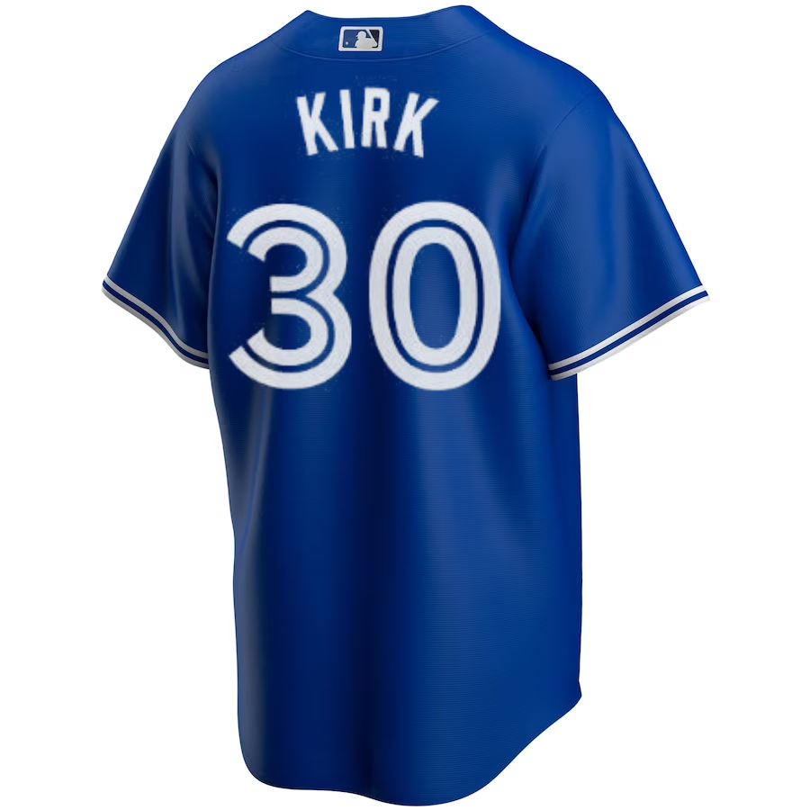 Toronto Blue Jays Alejandro Kirk Alternate MLB Baseball Nike Player Je –  Bleacher Bum Collectibles
