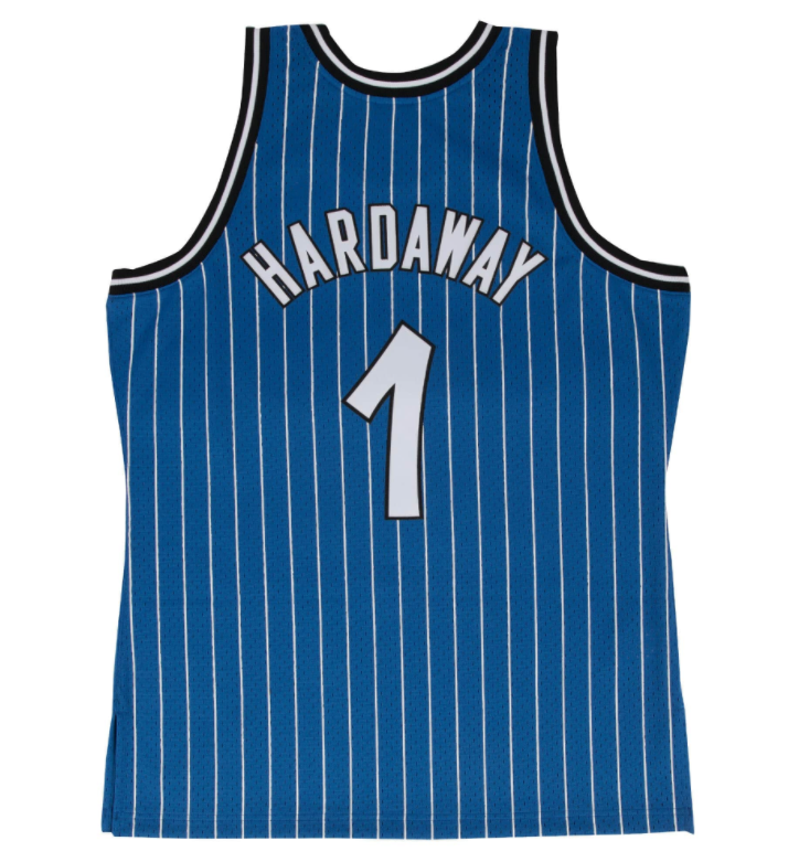 Penny Hardaway Autographed Orlando Black Pinstripe Basketball Jersey B –  Golden Autographs