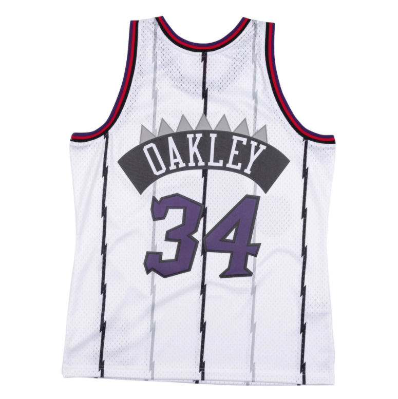 Charles Oakley Toronto Raptors NBA Mitchell & Ness Men's Purple 1998-9 —