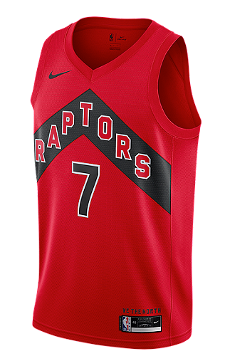 Men s Toronto Raptors Kyle Lowry Nike Red 2020 21 Icon Swingman