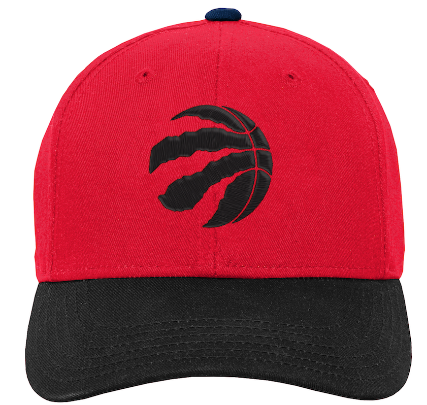 Youth Black/Red Toronto Raptors Santa Cruz Tie-Dye Snapback Hat