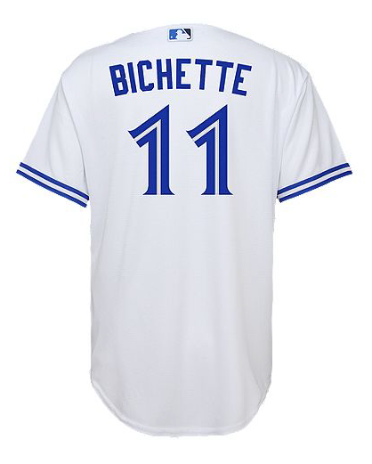 Toronto Blue Jays Bo Bichette Nike Youth White Home Replica Player - J –  Bleacher Bum Collectibles