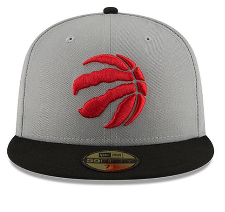 Men s Toronto Raptors NBA Basketball New Era 9Fifty Grey on Black