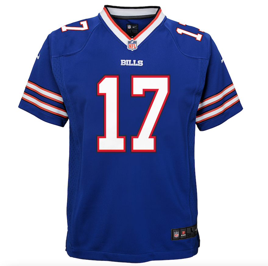 Nike Men's Buffalo Bills Josh Allen Game Jersey, White, Size: XL