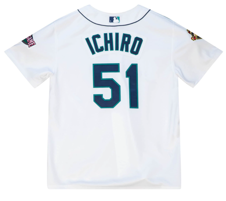 Vintage Seattle Mariners Ichiro MLB T-shirt. Large Front 