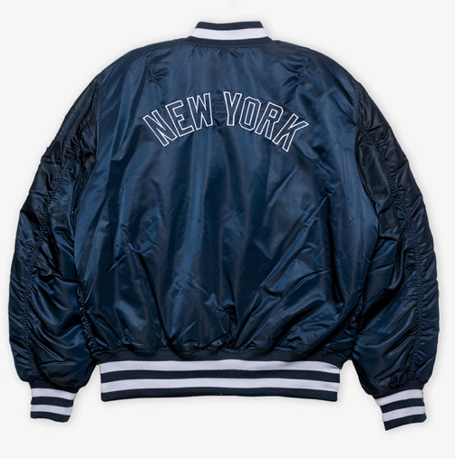 KTZ Alpha Industries X New York Yankees Reversible Varsity Jacket