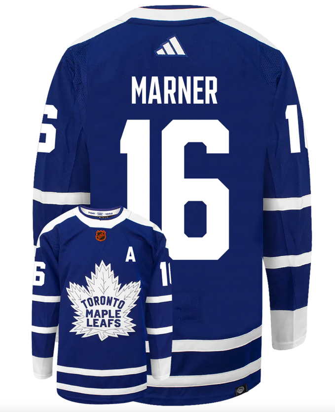 Toronto Maple Leafs 2022 Reverse Retro 2.0 Mitch Marner 16 Blue Primegreen  Jersey Men's - Bluefink