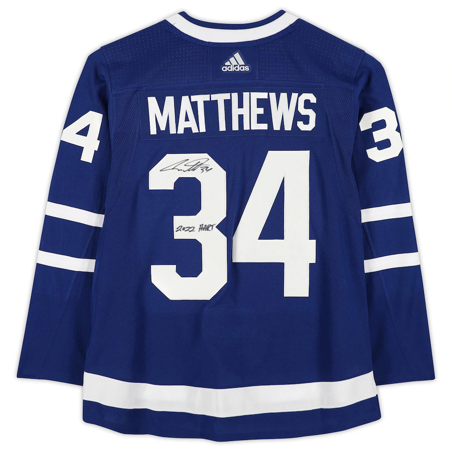 Auston Matthews Blue Toronto Maple Leafs Autographed adidas Authentic
