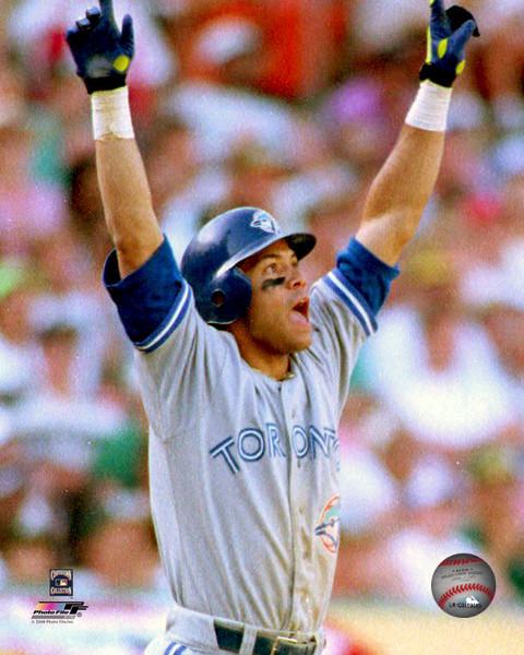 Toronto Blue Jays 8x10 Picture MLB 1992 Roberto Alomar ALCS Hall