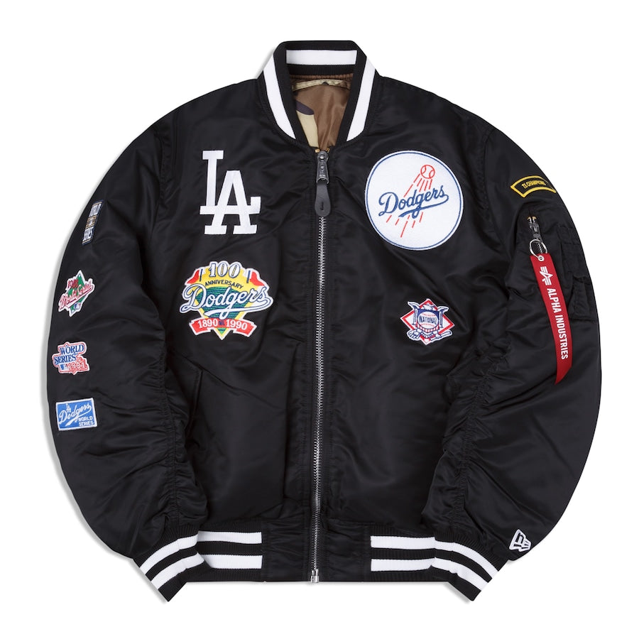 New Era x Alpha Industries Los Angeles Dodgers MA-1 Bomber 