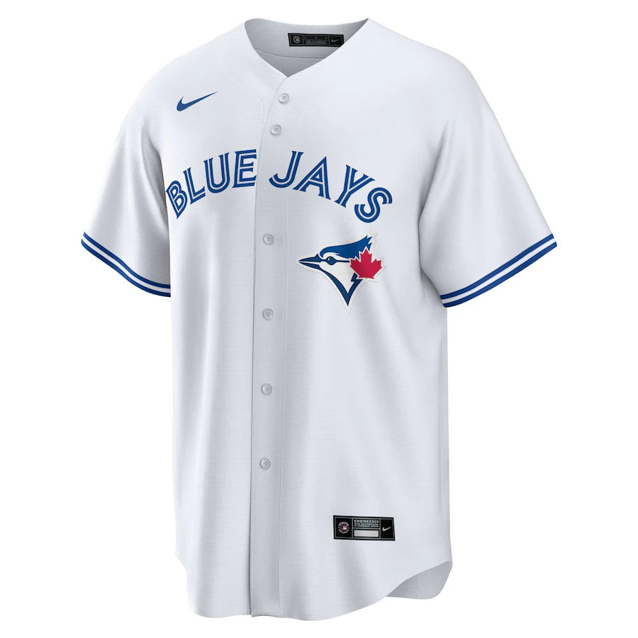 Toronto Blue Jays Nike White Home Custom MLB Replica Jersey