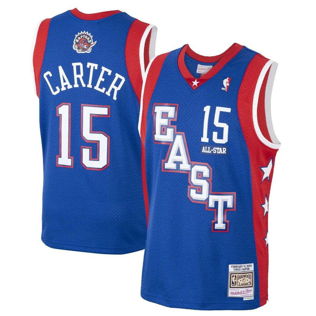Men's Mitchell & Ness Vince Carter Blue All Star Jersey 2003-04