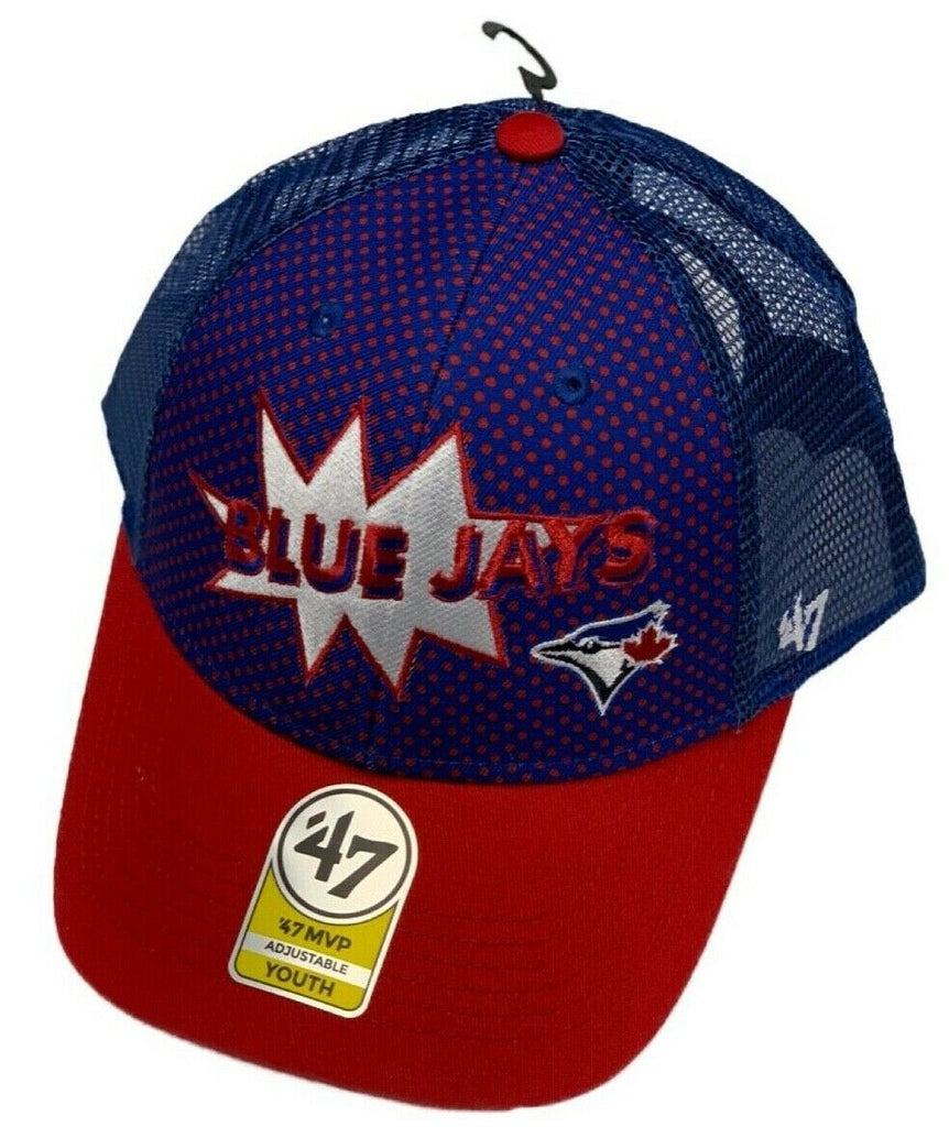 TORONTO BLUE JAYS FLAT BILL MVP '47 2-TONE SNAPBACK CAP HAT NEW YOUTH