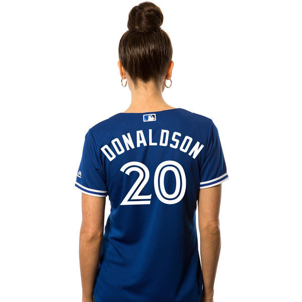 Toronto Blue Jays Josh Donaldson Majestic Home Cool Base Replica Player  Jersey - Womens