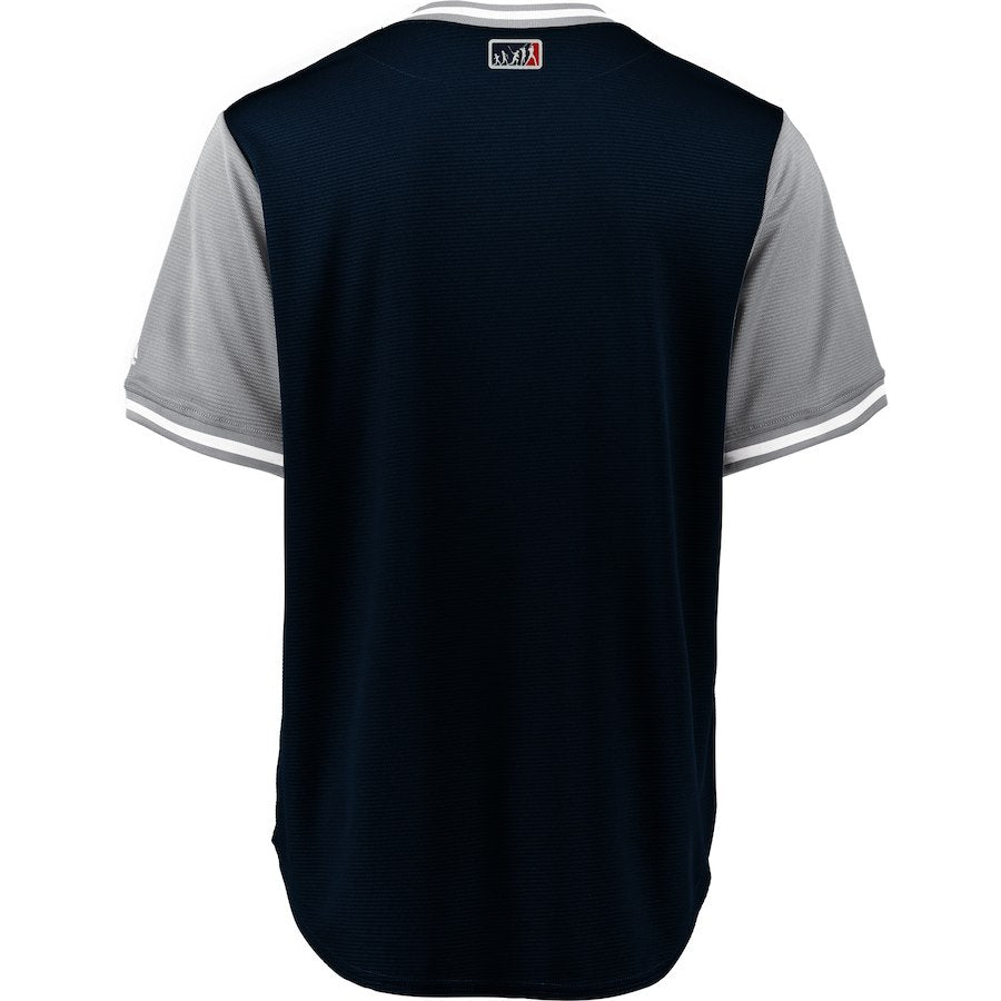 Navy blue yankees sales jersey