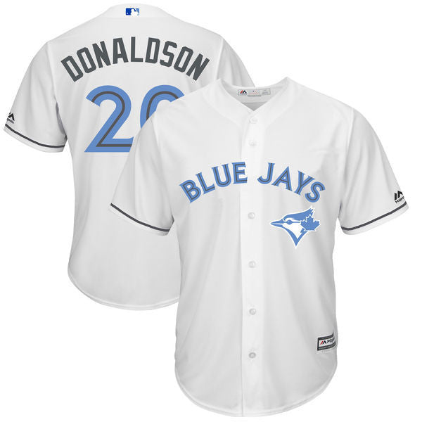 Men's Toronto Blue Jays Josh Donaldson Majestic White Father's Day