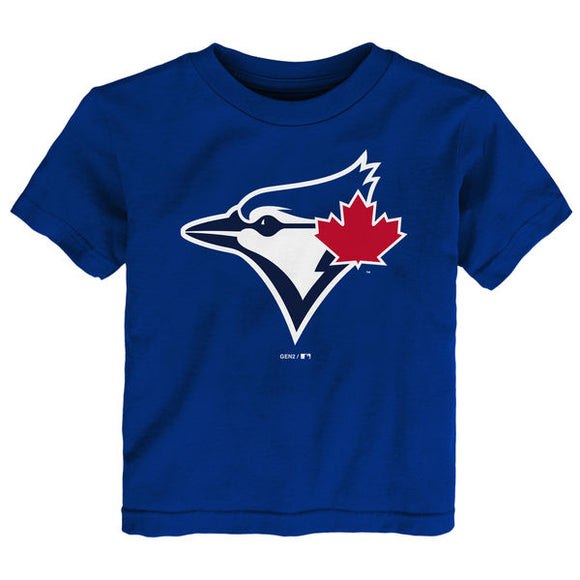 Toronto Blue Jays Royal Primary Logo MLB Baseball T-Shirt - Toddler & Kids Sizes - Bleacher Bum Collectibles, Toronto Blue Jays, NHL , MLB, Toronto Maple Leafs, Hat, Cap, Jersey, Hoodie, T Shirt, NFL, NBA, Toronto Raptors