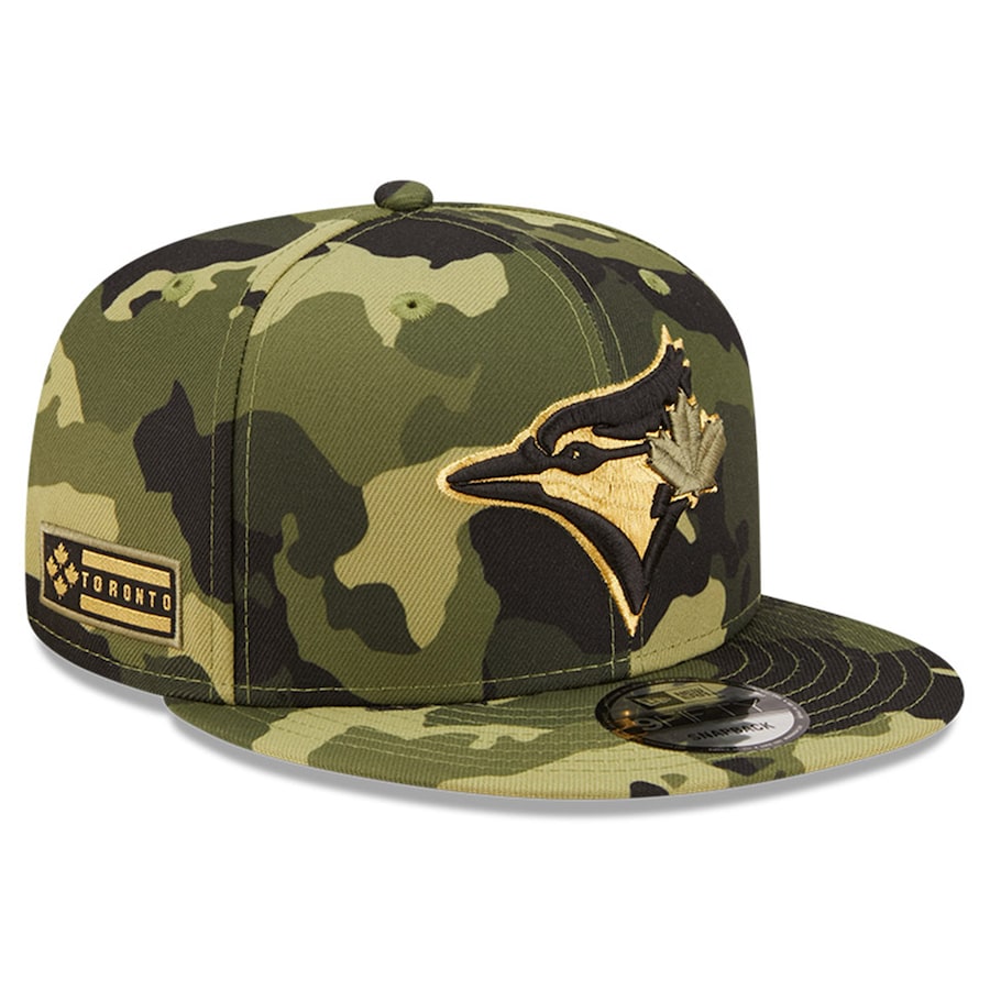 Men's Toronto Blue Jays New Era Camo 2022 Armed Forces Day 9FIFTY Snapback  Adjustable Hat