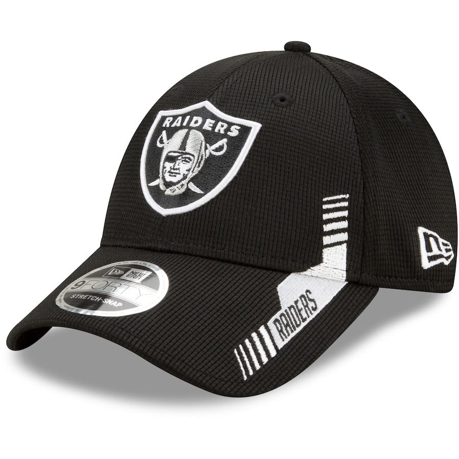 Men's New Era Black Las Vegas Raiders 2021 NFL Sideline Home
