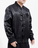 Men's Toronto Blue Jays MLB Baseball Pro Standard Triple Black Satin Full-Snap Jacket