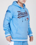 Men's Pro Standard Light Blue Toronto Blue Jays Script Tail Pullover Hoodie